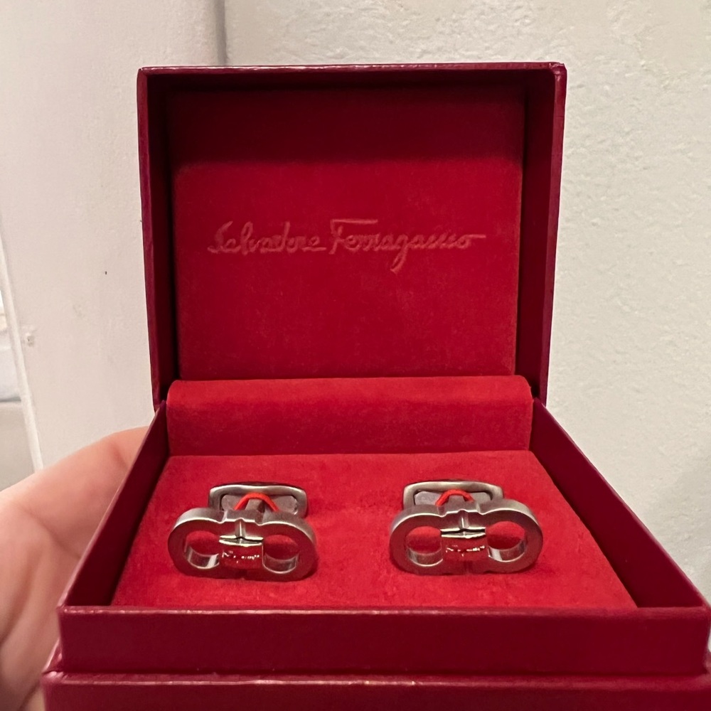 Salvatore Ferragamo cuff links